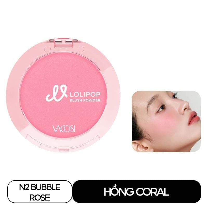 Phấn Má Hồng Vacosi Lolipop All Day Blush 5.6g