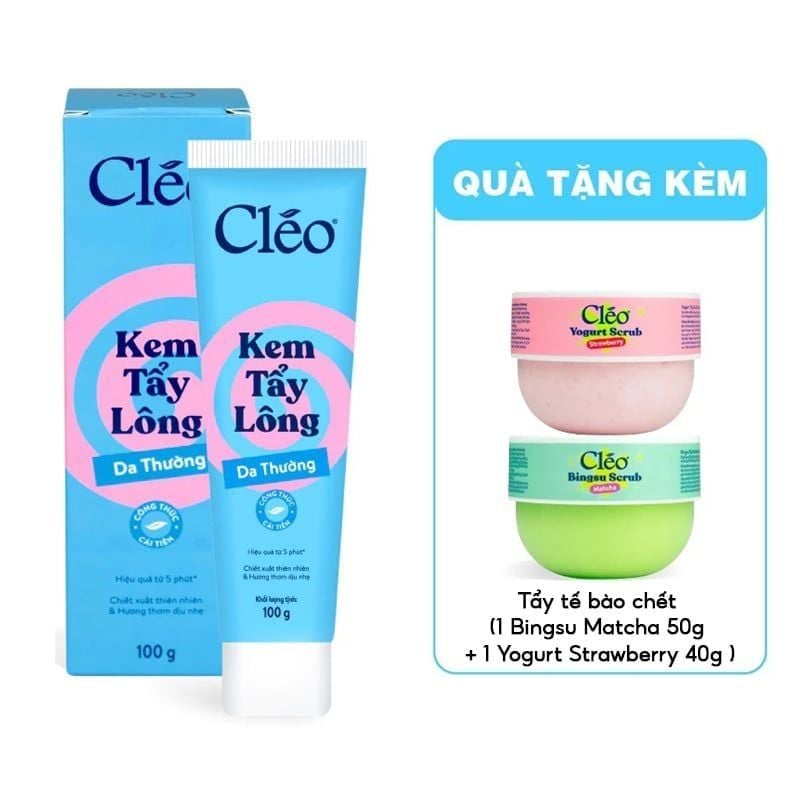 Kem Tẩy Lông Cleo Avocado Hair Removal 100g