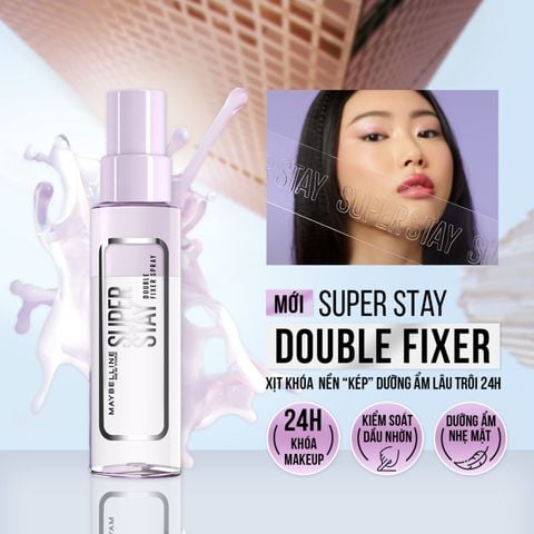 Xịt Khóa Nền Maybelline Superstay Double Fixer Spray 55ml