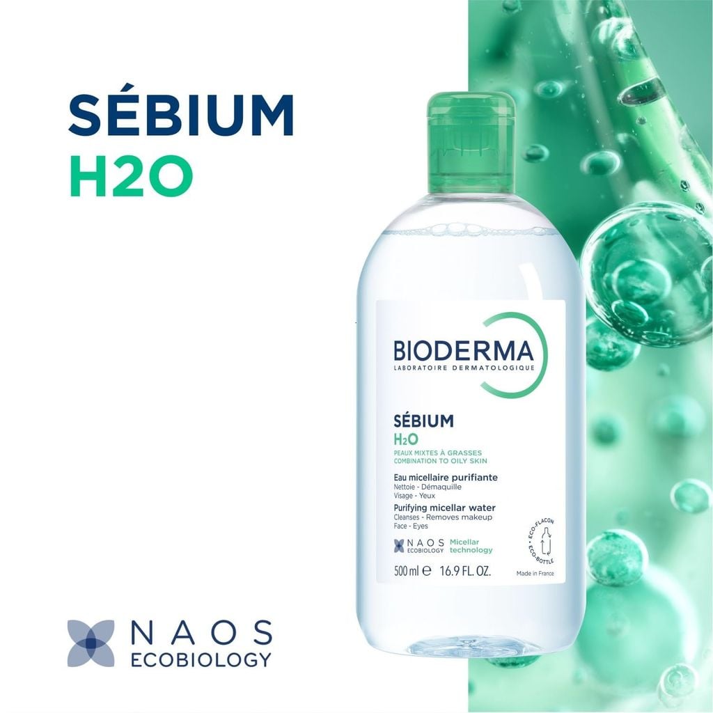 Nước Tẩy Trang Bioderma Nước Sébium H2O 500ml,250ml,100ml