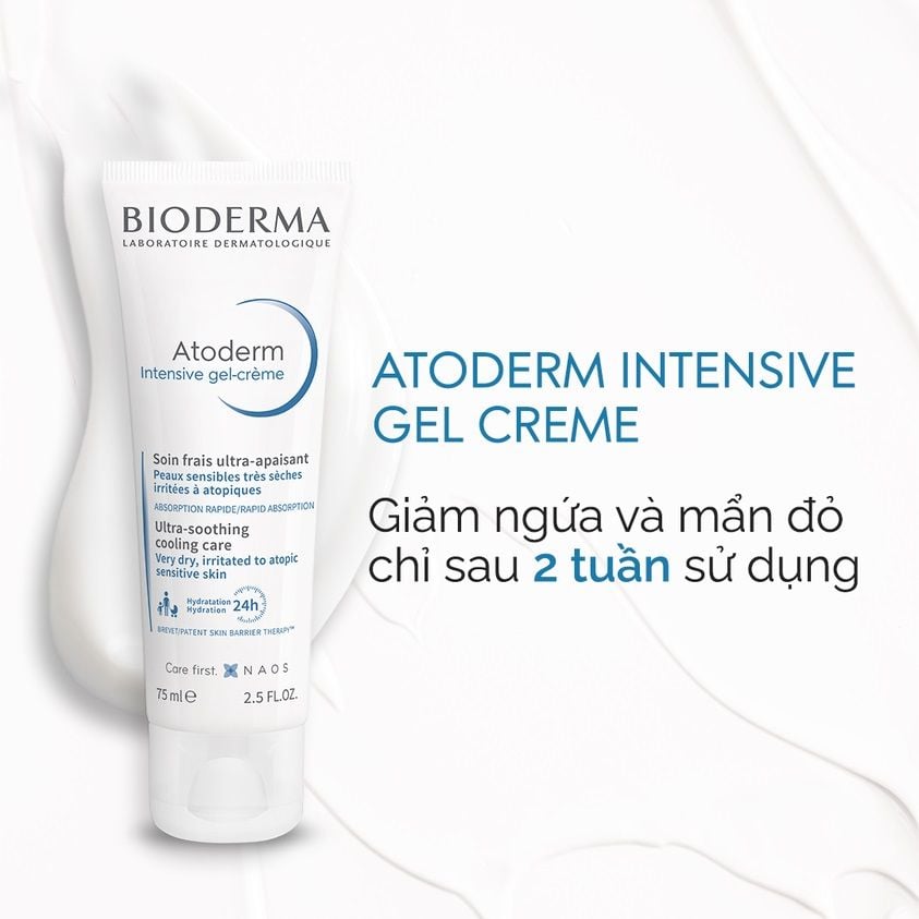 Gel Dưỡng Ẩm Bioderma Làm Dịu Cho Da Rất Khô 75ml