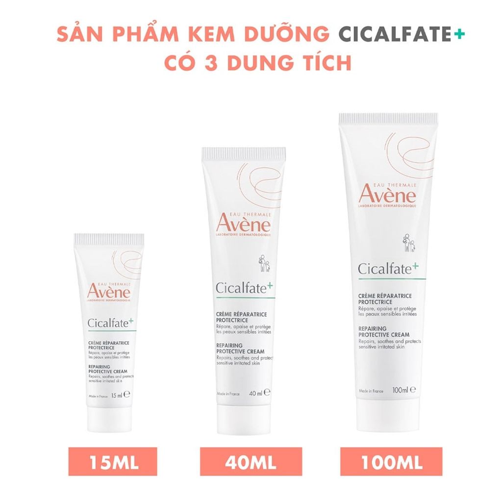 Kem dưỡng Avene Cicalfate, phục hồi làm lành sẹo và cấp ẩm cho da