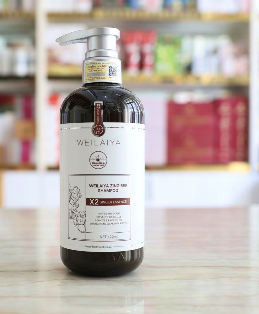 Dầu gội gừng nâu Weilaiya luxury 420ml