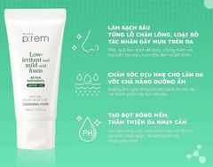 Sữa Rửa Mặt Make P:rem Safe Me Relief Moisture Cleansing Foam 100ml