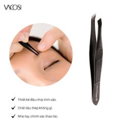 Nhíp đầu xéo Vacosi Slanted Tweezers - T02