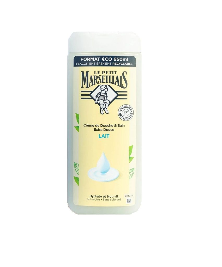 Sữa Tắm Thiên Nhiên Dạng Kem Le Petit Marseillais Gel 92% 650ml