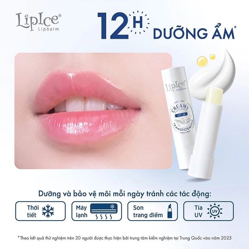 Son Dưỡng Không Màu LipIce Creamy Lipbalm 4.3g