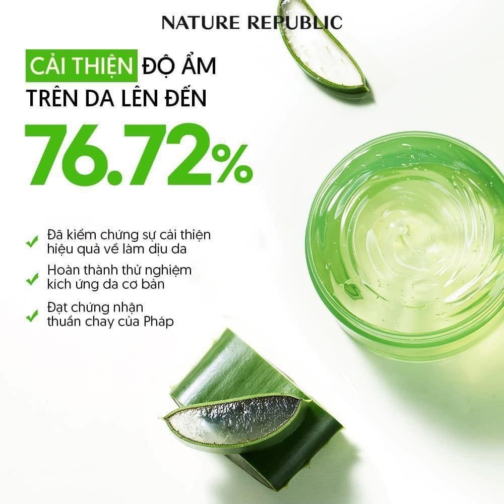 Gel Lô Hội Nature Republic Aloe Vera 92% Soothing Gel 300ml