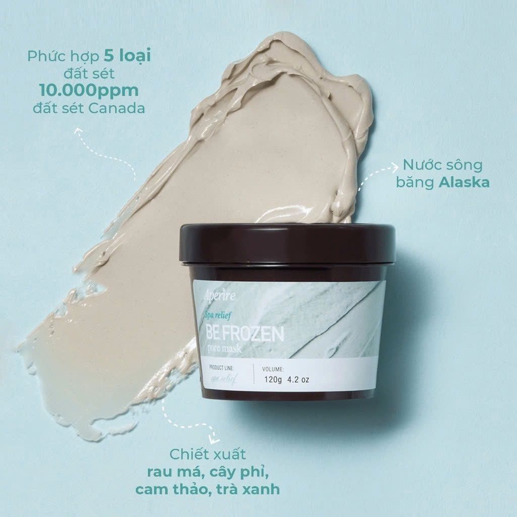 Mặt Nạ Đất Sét Aperire Spa Relief Pore Mask 120g