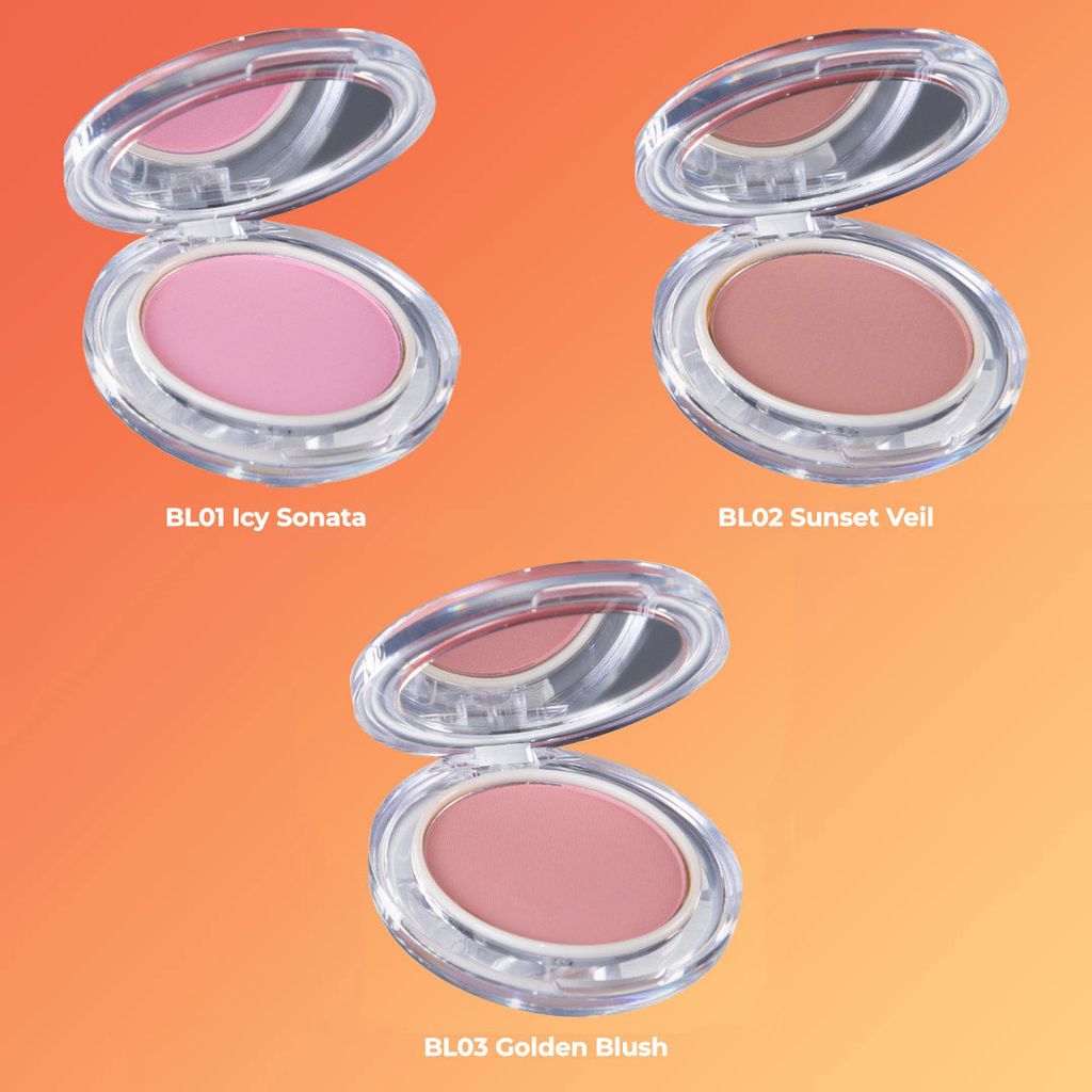 Phấn Má Hồng Nookoi Golden Blush Mịn Lì Tự Nhiên