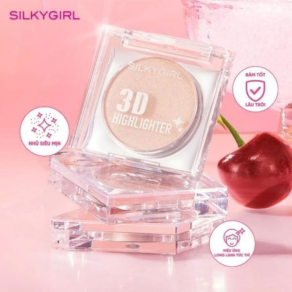 Phấn Bắt Sáng Silkygirl 3D Highlighter 01 Starlight