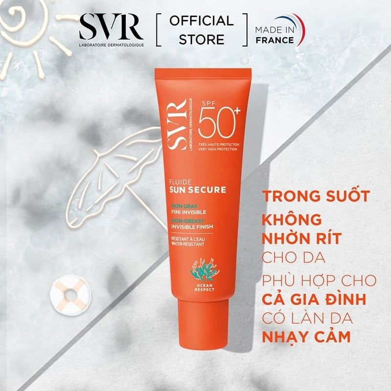Kem Chống Nắng SVR Sun Secure Fluide SPF 50+ 50ml