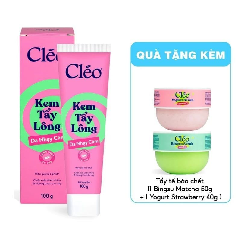 Kem Tẩy Lông Cleo Avocado Hair Removal 100g