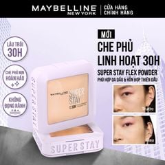 Phấn Phủ Nền Linh Hoạt Maybelline Che Phủ Mịn, Lâu Trôi, Kiềm Dầu Super Stay Up To 30H Flex Powder Foundation 9g
