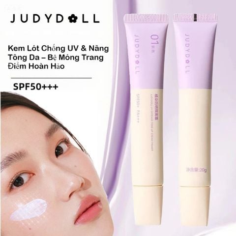 Kem Lót Judydoll UV Defense Tone Up Cream Primer SPF 50+ PA+++ Triệt Sắc Nâng Tông