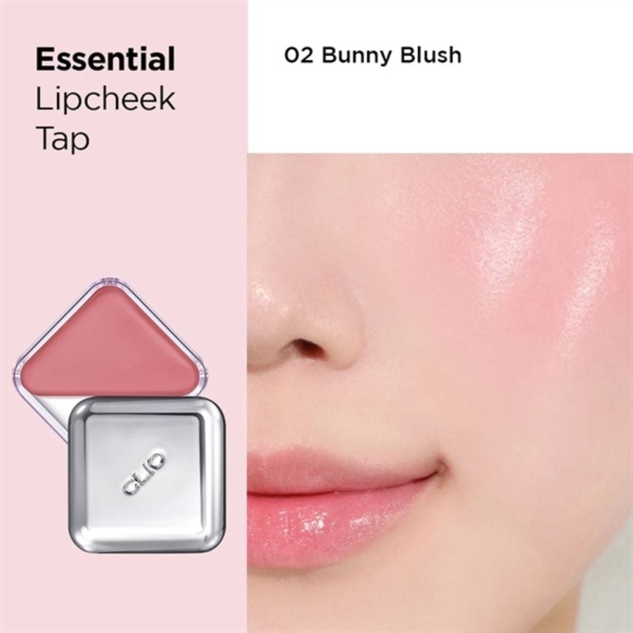 Son Dưỡng Má hồng Clio Essential Lipcheek Tap 02 bunny blush