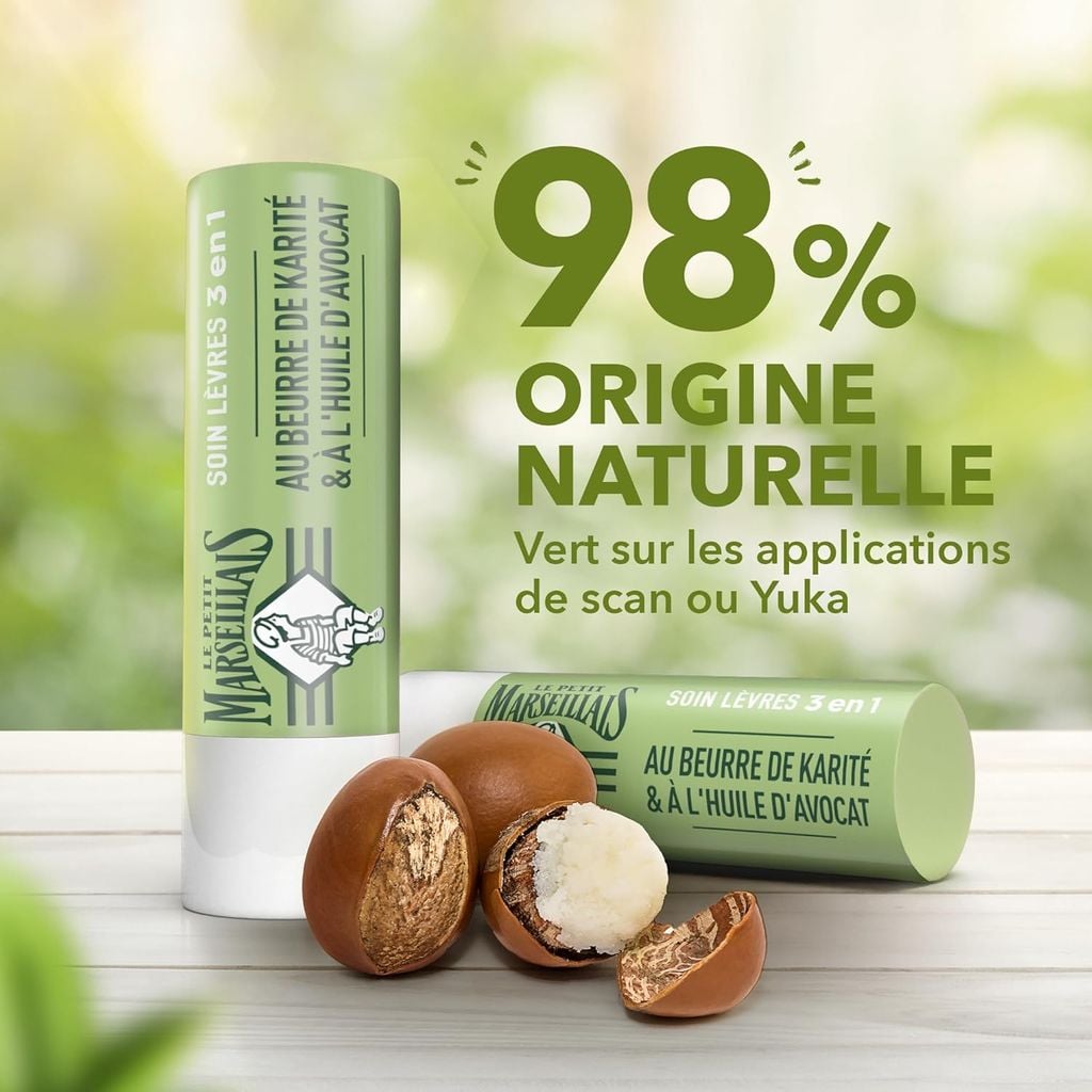 Son dưỡng môi Le Petit Marseillais chiết xuất bơ hạt mỡ và dầu bơ 4.9g