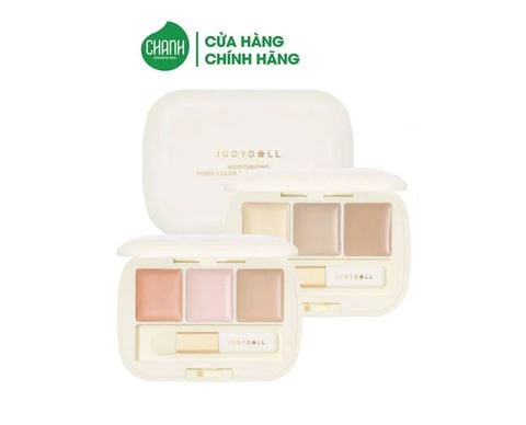 Bảng Che Khyết Điểm Judydoll Moisturizing 3-Color Concealer Palette 3 Màu 2.7g