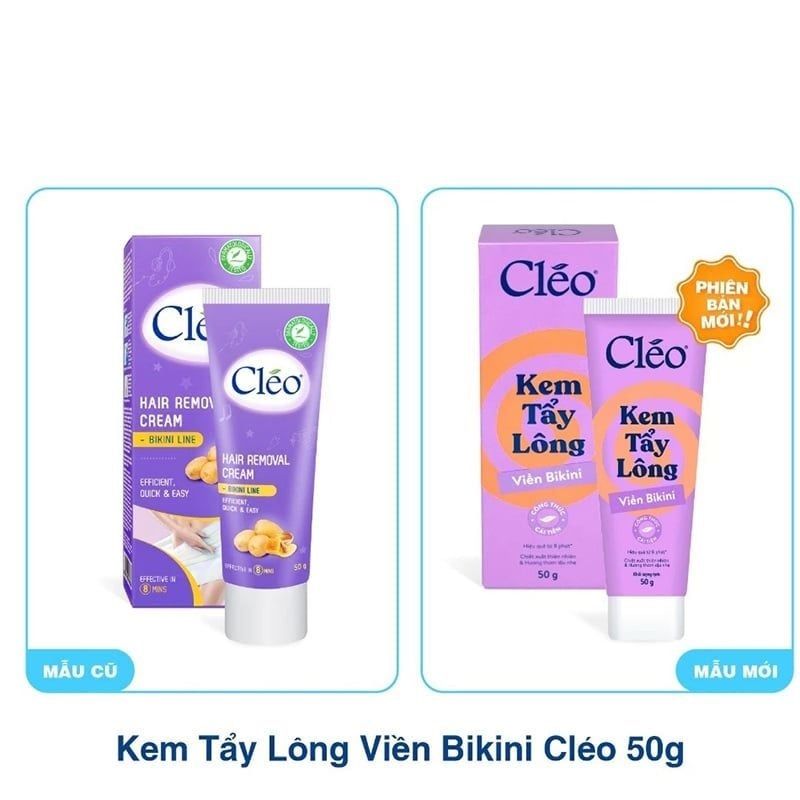 Kem Tẩy Lông Cléo Viền Bikini Hair Removal Cream - Bikini Line 50g