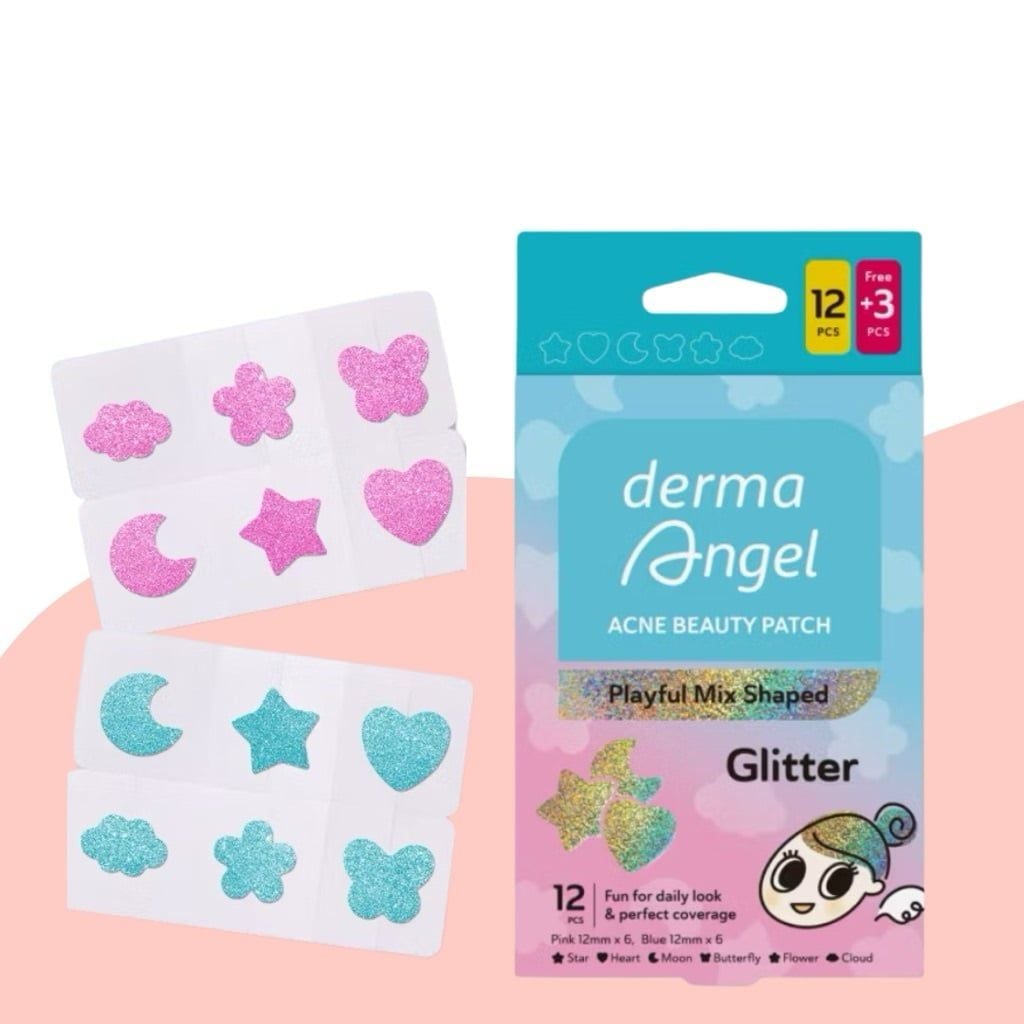 Miếng Dán Mụn Vui Nhộn Derma Angel Acne Beauty Patch - Glitter