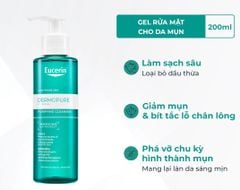 Gel Rửa Mặt Eucerin Dermopure Clinical cho Da Nhờn Mụn