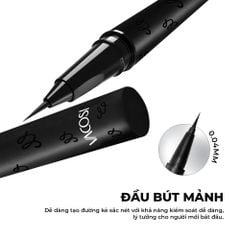 Kẻ mắt nước lâu trôi Vacosi Waterproof Eyeliner 24h VM29