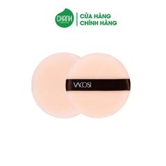 Bông Phấn Khô Tròn Nhỏ Vacosi Small Round Puff BP01 (Bịch 2 Miếng)