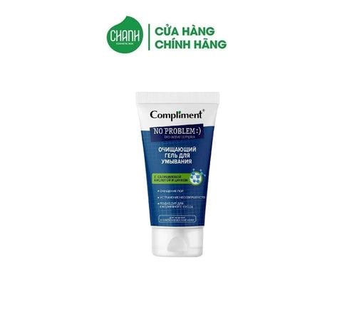 Gel rửa mặt Compliment No Problem BHA & Zinc 200ml