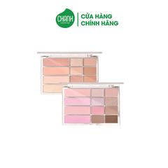 Bảng Phấn Mắt Má 12 Ô Gogo Tales Pink Mist Shoft Focus