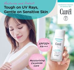 Sữa chống nắng Curél Mặt & Toàn Thân Cho Da Khô Nhạy Cảm 60ml