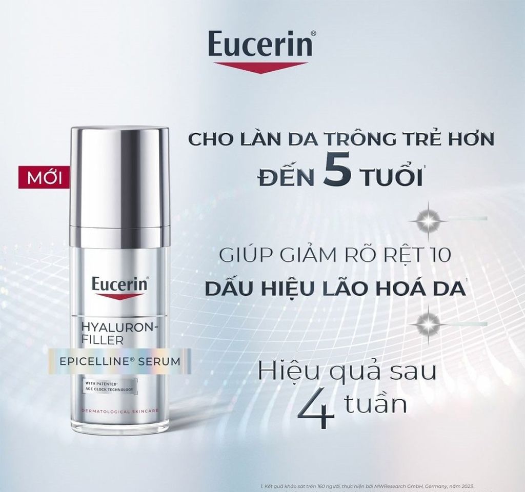 Serum Eucerin Giảm Dấu Hiệu Lão Hóa 30ml Hyaluron-Filler Epicelline