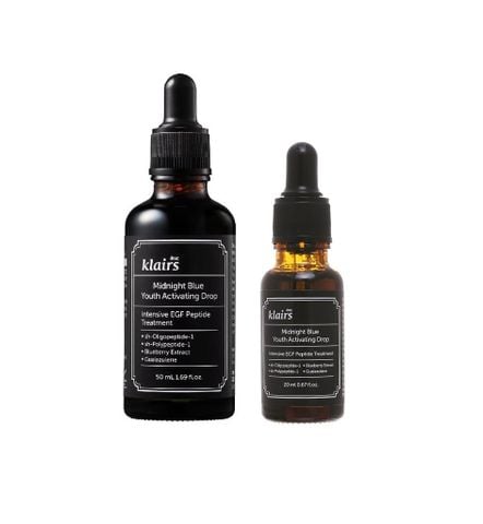 Tinh chất dưỡng phục hồi da ban đêm Klairs Midnight Blue Youth Activating Drop