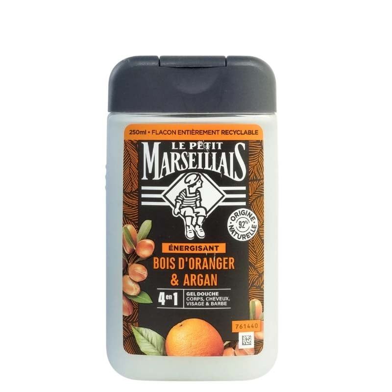 Sữa Tắm 92% Hữu Cơ Le Petit Marseillais 4in1 For Men 250ml