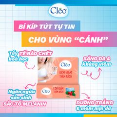 Kem Giảm Thâm Nách Chiết Xuất Lá Lộc Đề CLEO Complex White 4IN1