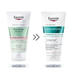 Gel Rửa Mặt Eucerin Dermopure Clinical Correcting Gel To Foam Cho Da Mụn