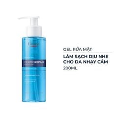 Gel Rửa Mặt Eucerin Làm Sạch Dịu Nhẹ Dermorepair Hyaluronic Acid Cleansing Gel 200ml