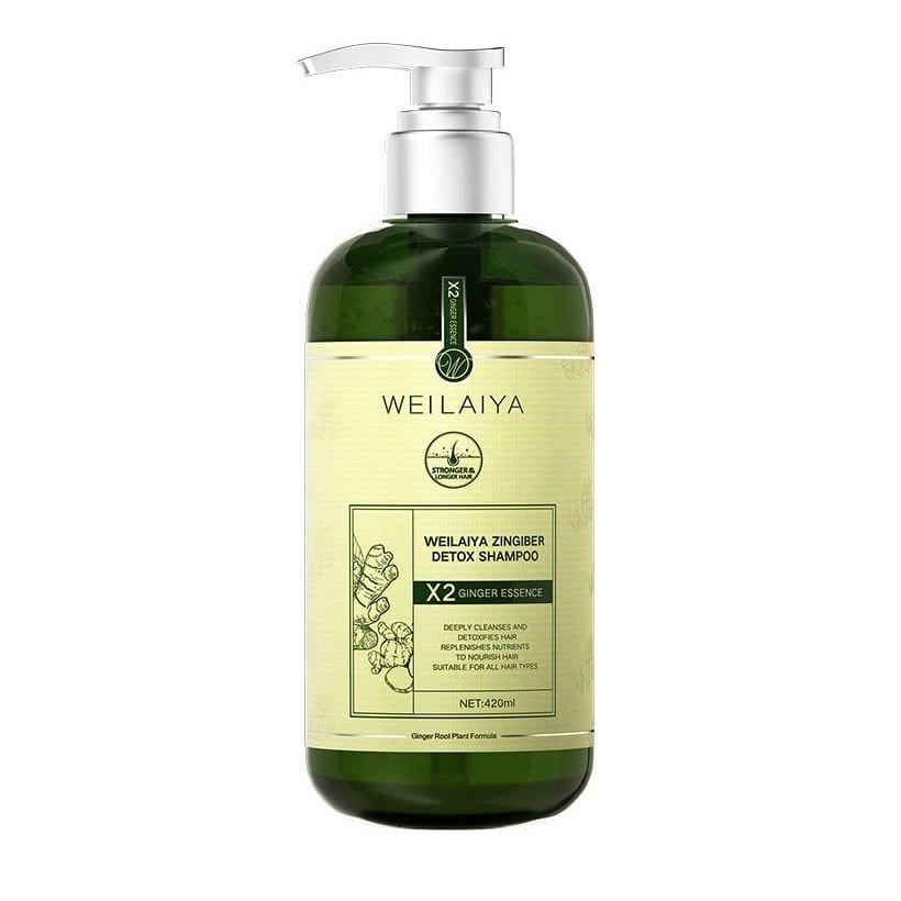 Dầu gội gừng xanh detox Weilaiya luxury 420ml