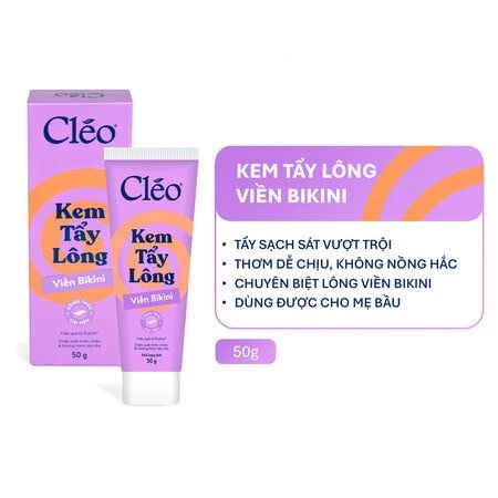 Kem Tẩy Lông Cléo Viền Bikini Hair Removal Cream - Bikini Line 50g