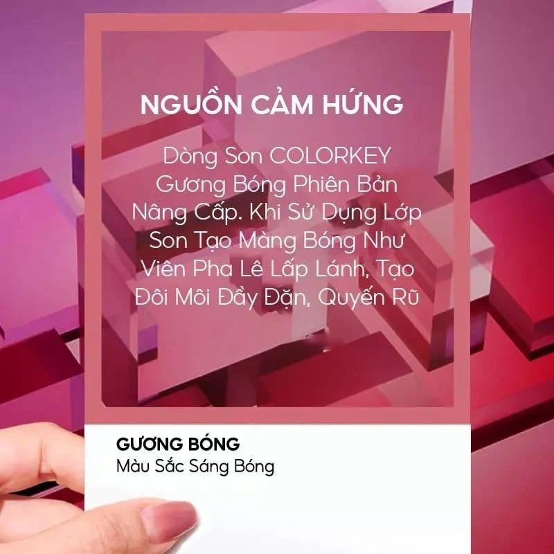 Son Tint Gương Bóng Colorkey Bền Màu, Căng Bóng Airy Lip Mirror Series 2.5g