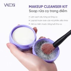 Hộp Rửa Cọ Trang Điểm Vacosi Kèm Xà Bông - DC14