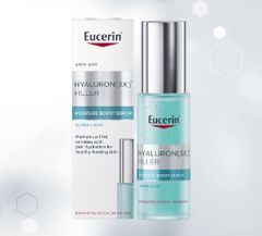 Serum Eucerin Cấp Ẩm & Ngăn Ngừa Lão Hóa 30ml Hyaluron [3X]+ Filler Moisture Booster