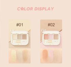 Bảng Che Khyết Điểm Judydoll Moisturizing 3-Color Concealer Palette 3 Màu 2.7g