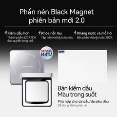 Phấn Phủ Carslan Black Magnet Soft Focus Powder Dạng Nén Bản 2.0 8g