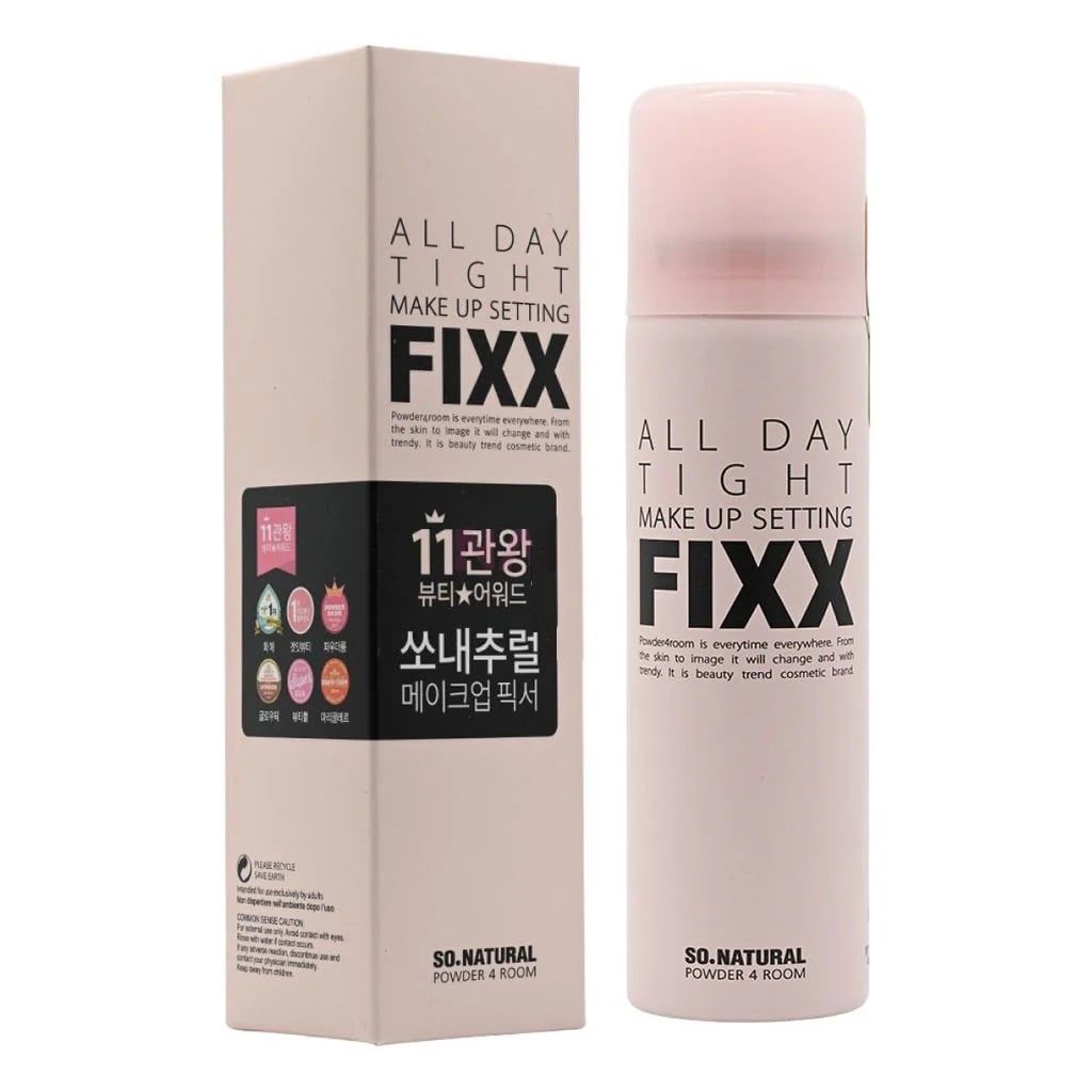 Xịt Makeup SO Natural fixx all day tight