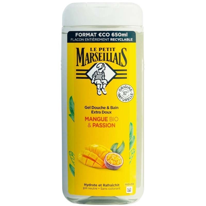 Sữa Tắm Thiên Nhiên Dạng Kem Le Petit Marseillais Gel 92% 650ml