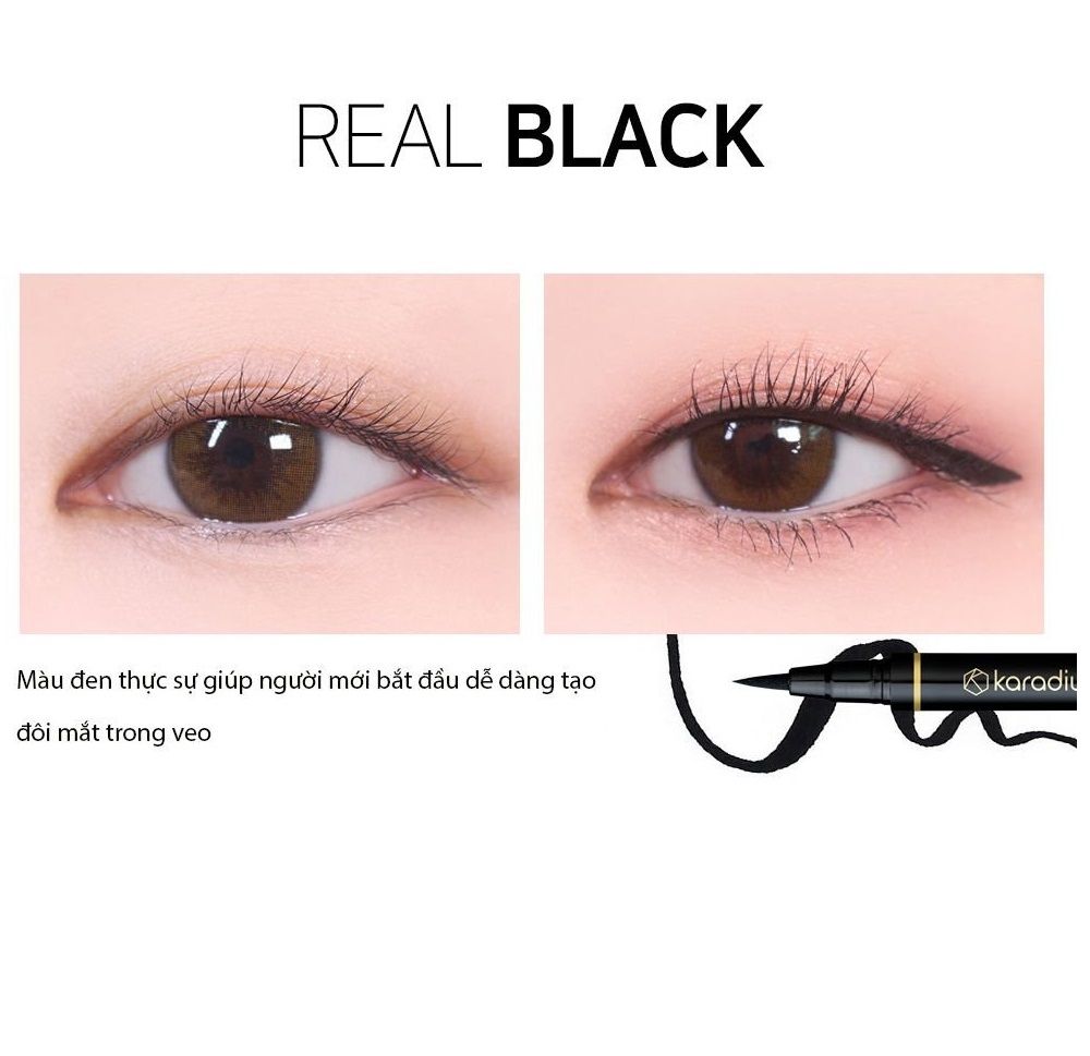 Bút Kẻ Mắt Nước Sắc Nét, Không Trôi Karadium Waterproof Eyeliner Pen