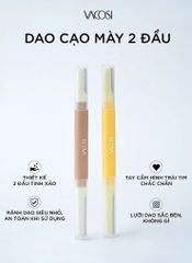 Dao Cạo Mày Vacosi 2 Đầu Vàng Nâu DC17 (Set 2 Cây)