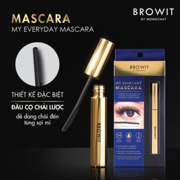 Mascara Dạng Lược Tơi Dài Và Cong Mi Browit My Everyday Mascara #Endless Night