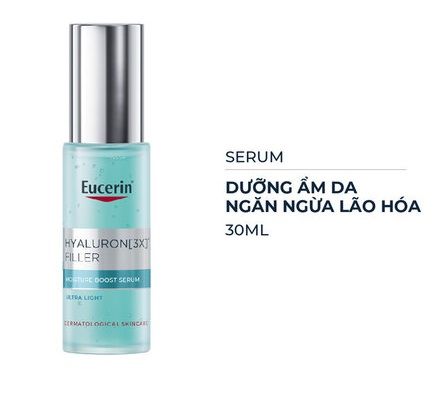 Serum Eucerin Cấp Ẩm & Ngăn Ngừa Lão Hóa 30ml Hyaluron [3X]+ Filler Moisture Booster