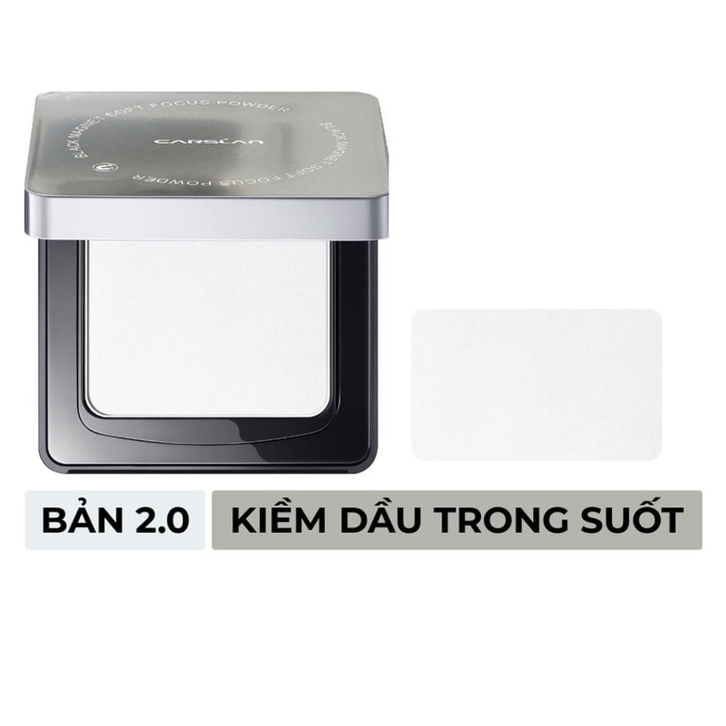 Phấn Phủ Carslan Black Magnet Soft Focus Powder Dạng Nén Bản 2.0 8g
